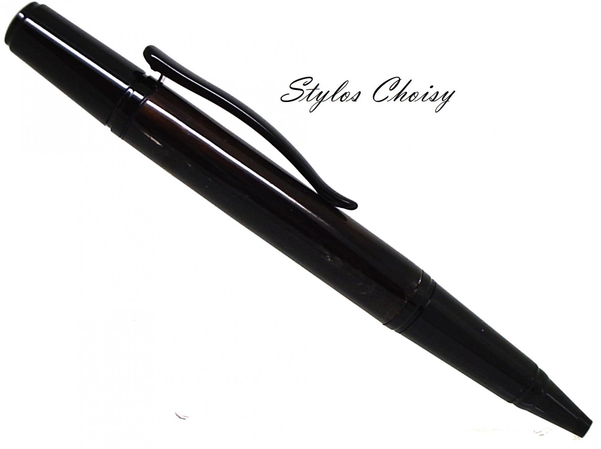 Bille evasion corne de buffle et chrome noir 1