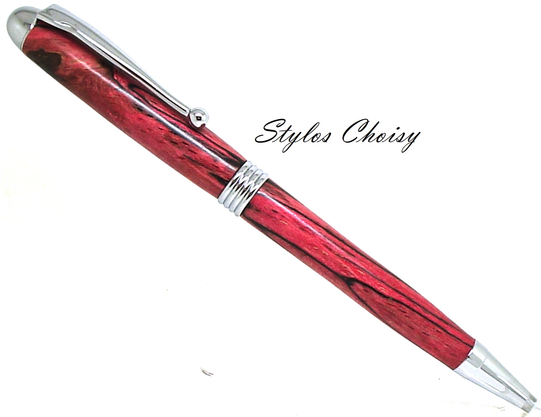 Bille sagesse hetre echauffe ecostabilise rouge et chrome 1