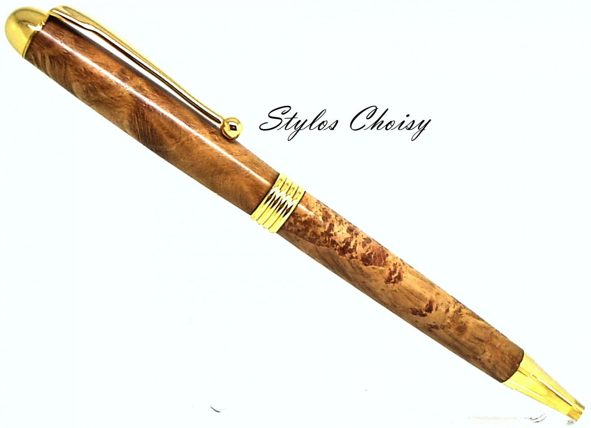 Bille sagesse loupe de chene et or 10k 1