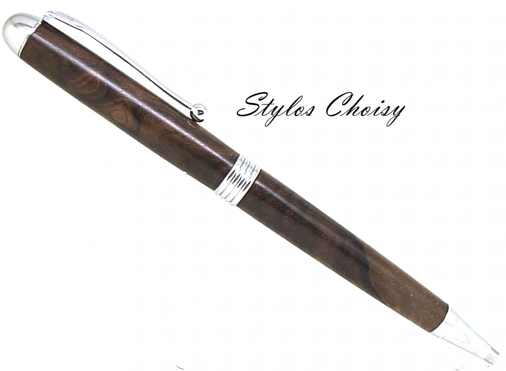 Bille sagesse loupe de noyer et chrome 1
