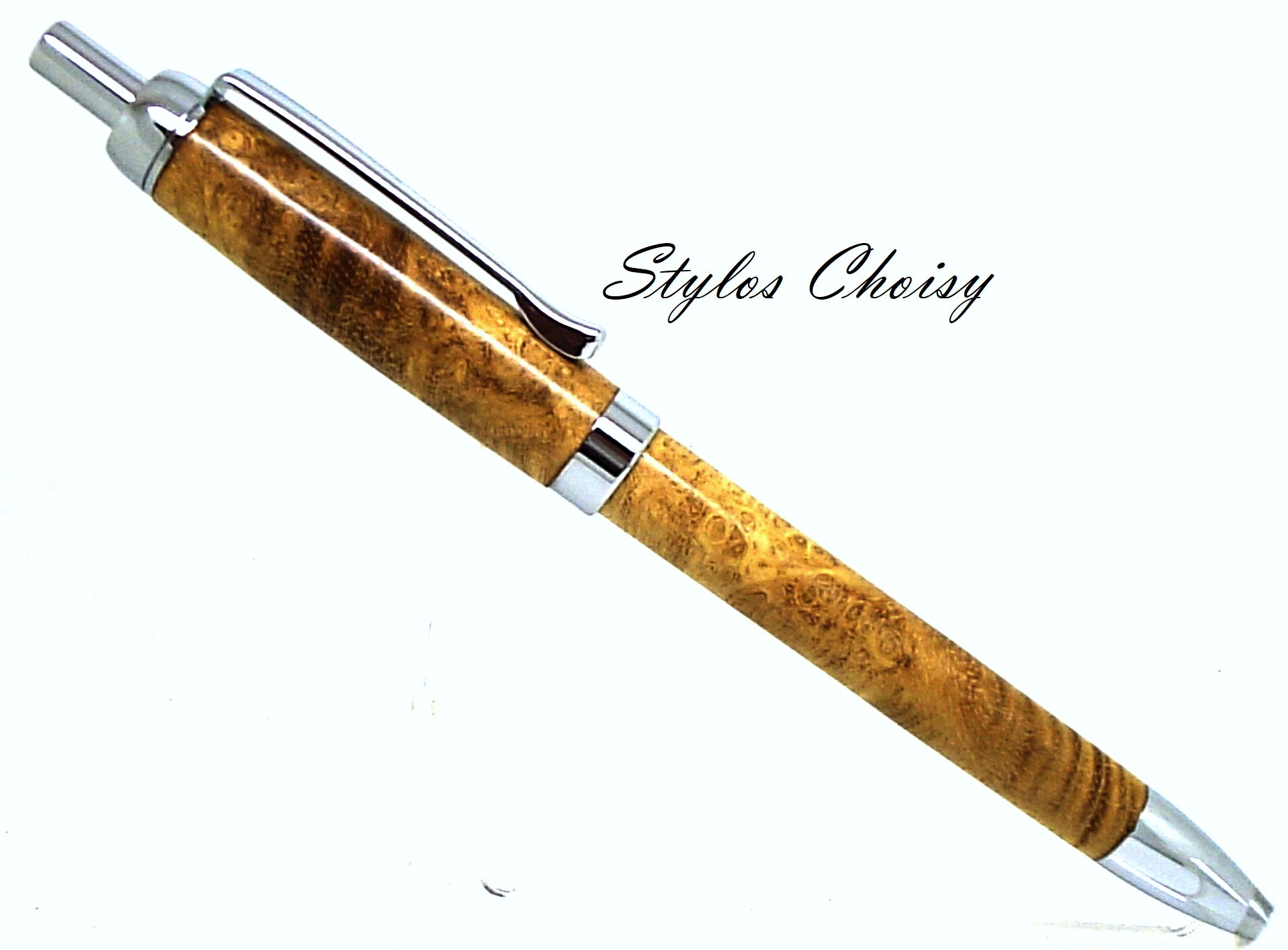 Bille tentation loupe d acacia et chrome 1