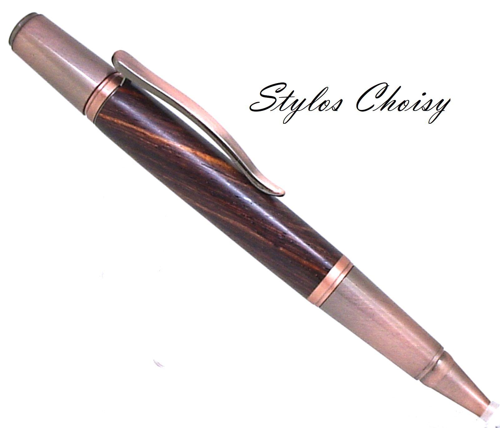Evasion palissandre cocobolo et chrome cuivre 1