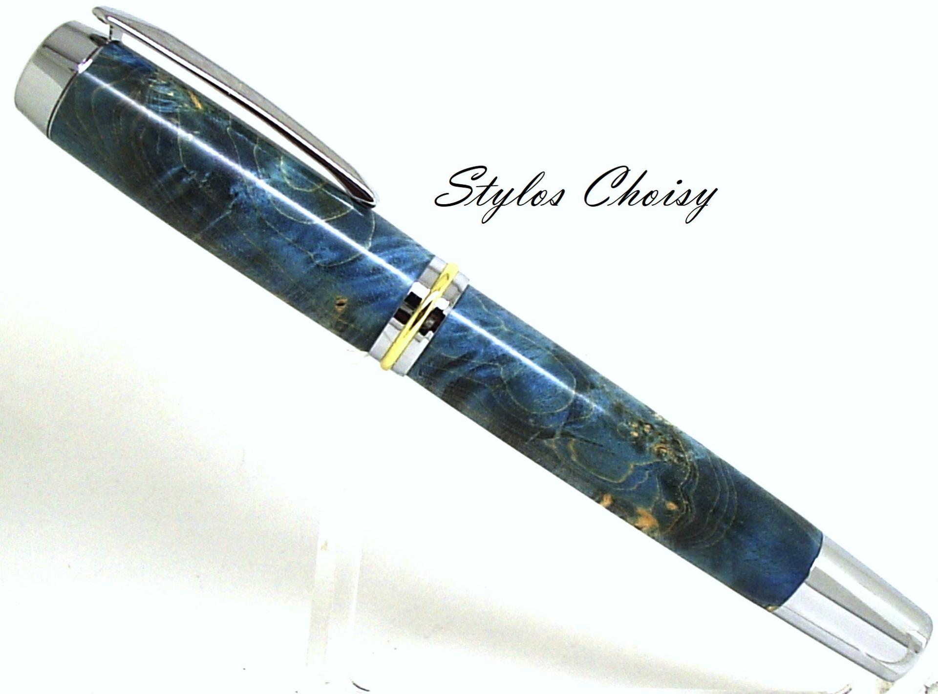 Plume decouverte senior loupe d erable sycomore ecostbilise bleu 1