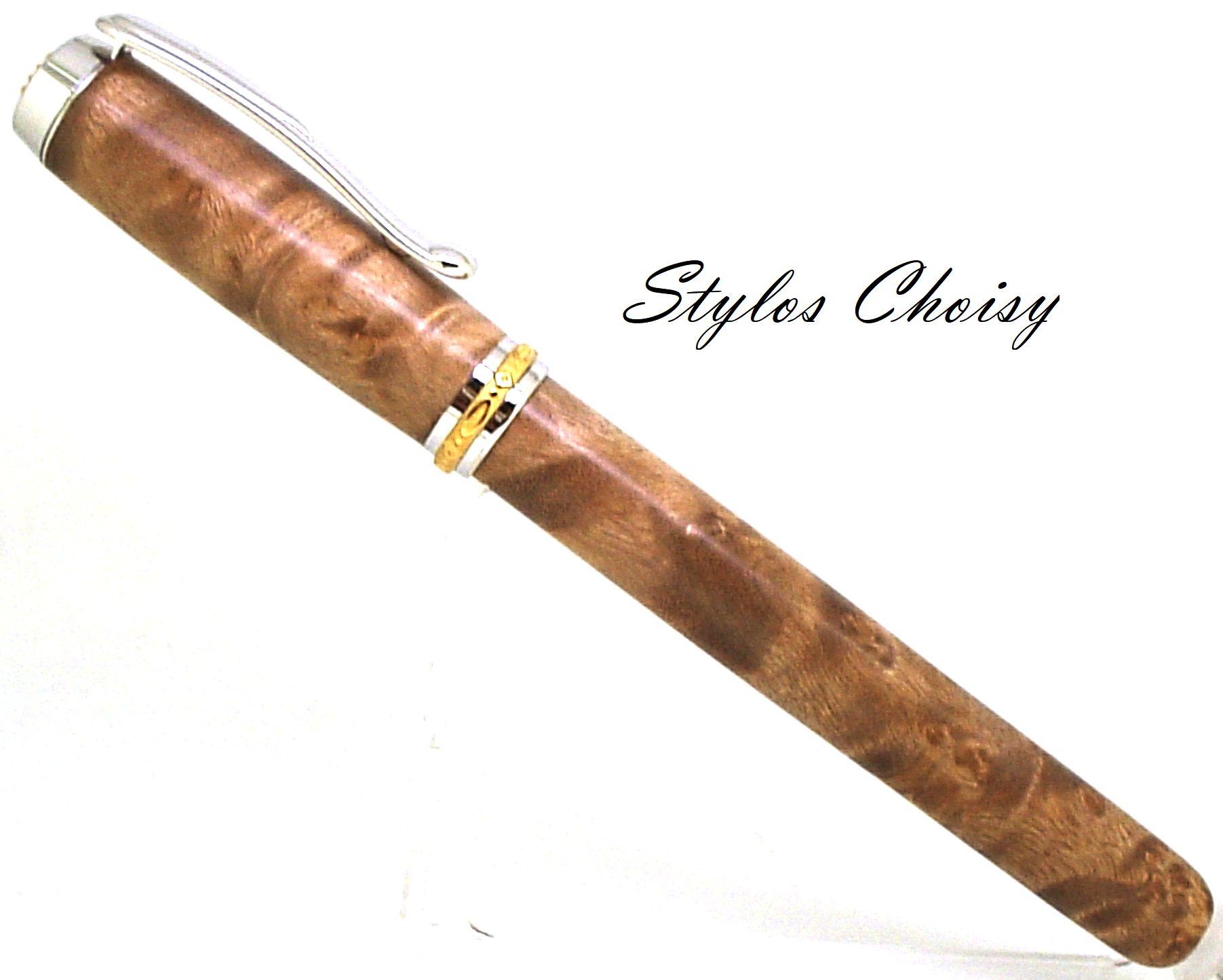 Plume desir loupe de gold madrone chrome et or 10 carats 1