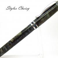 Plume elegance galalithe nuage gris et platine 2