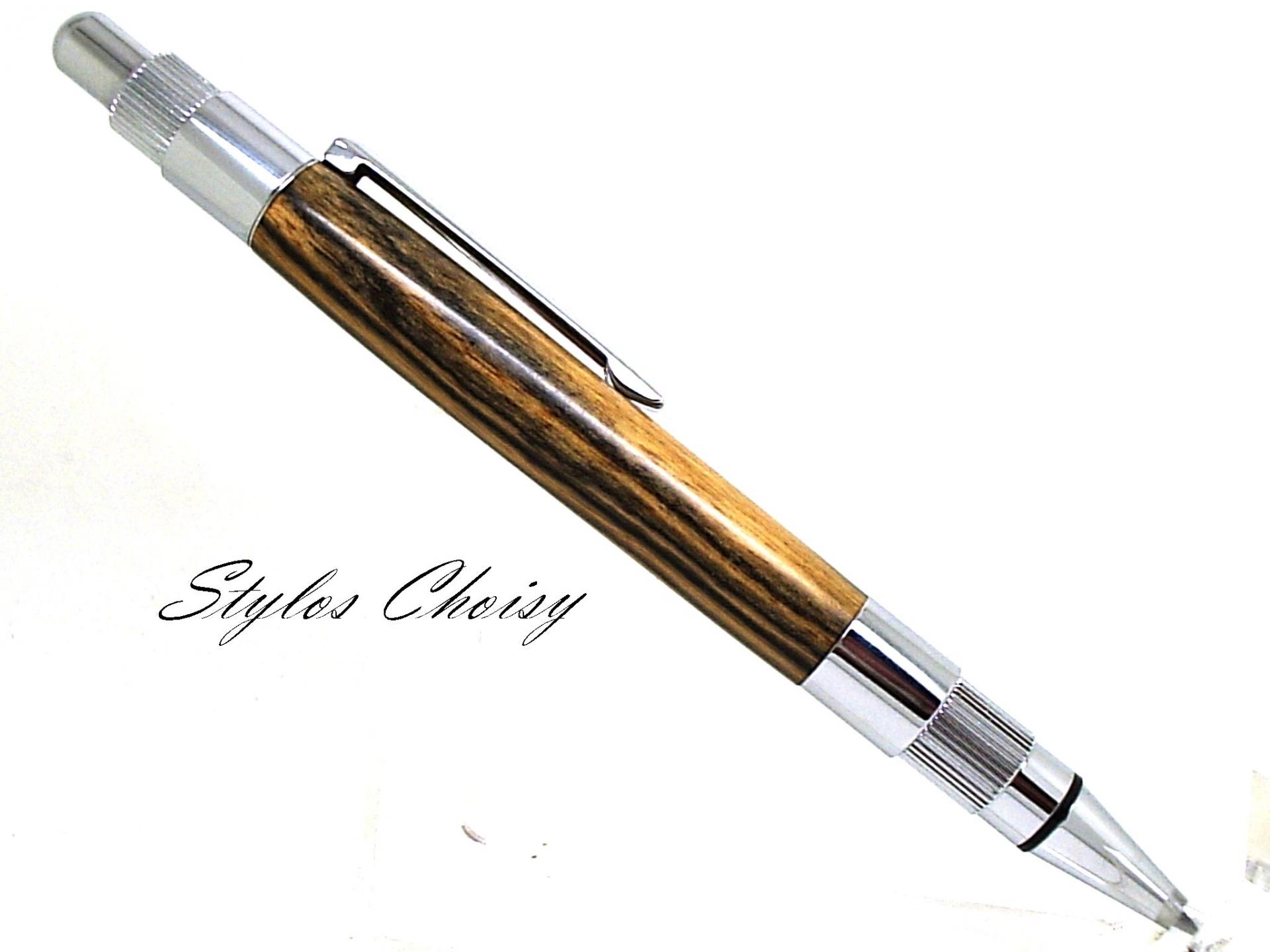 Portemine portrait en ebene royal du laos et chrome 3