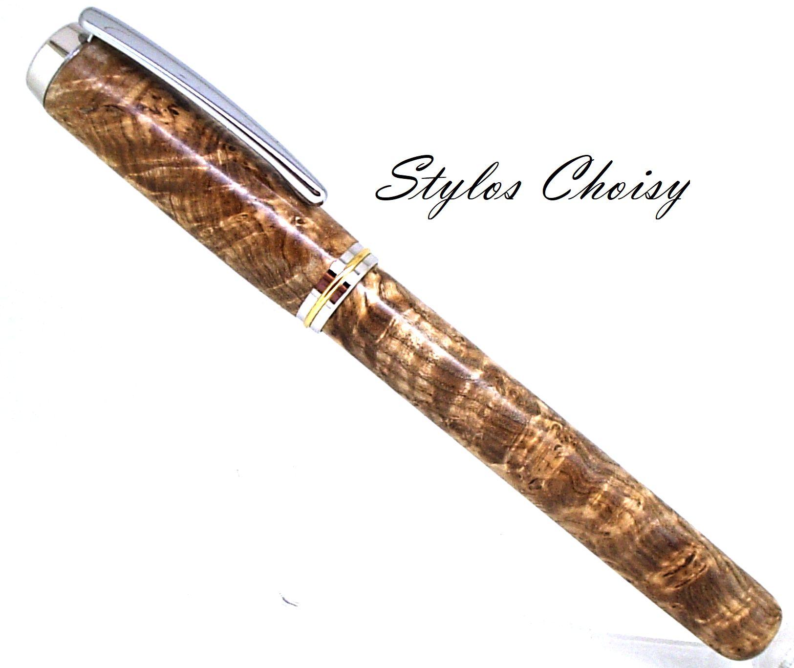 Roller confidence evolution broussin de frene noir rhodium et or 14k 1
