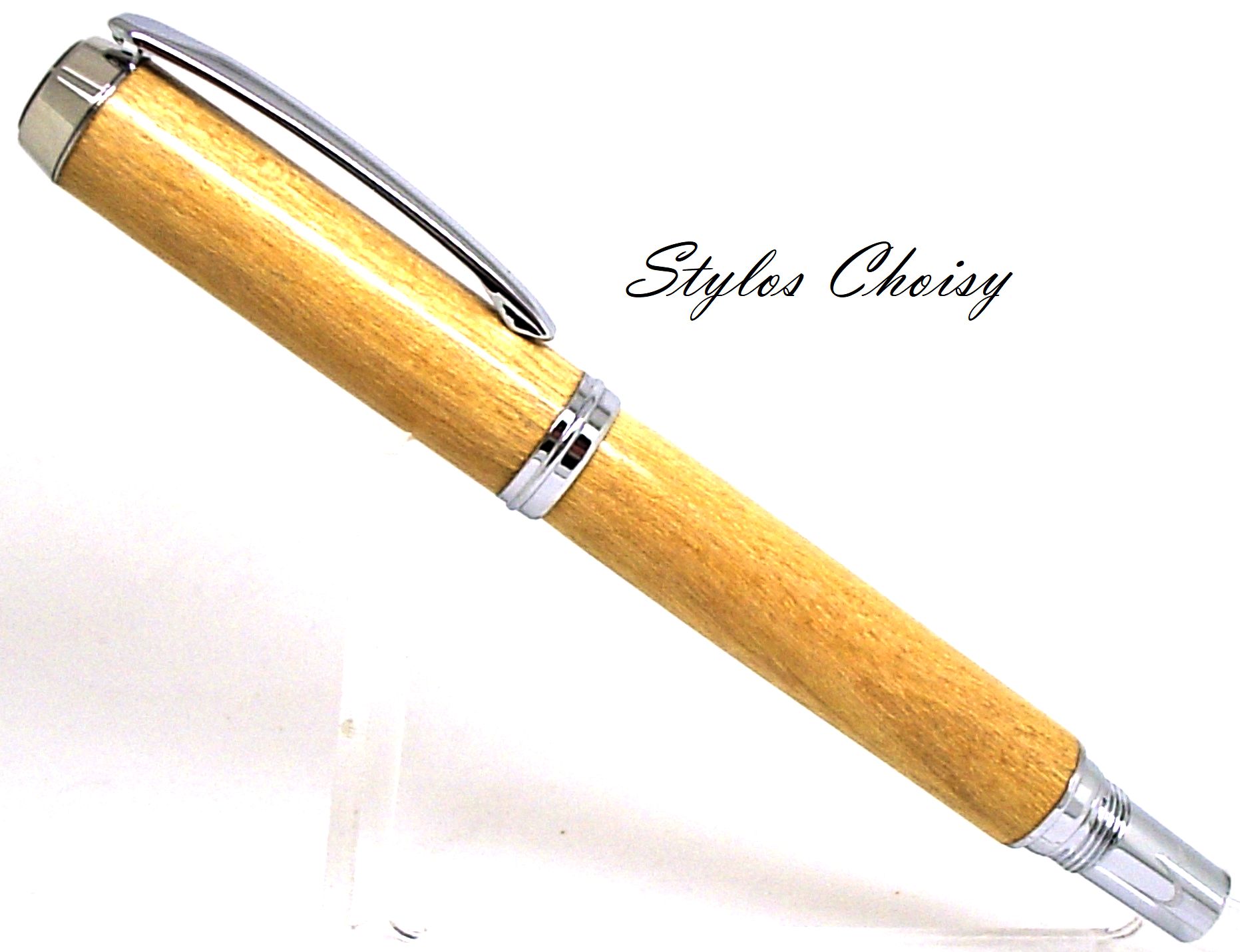 Roller decouverte acacia et chrome 1