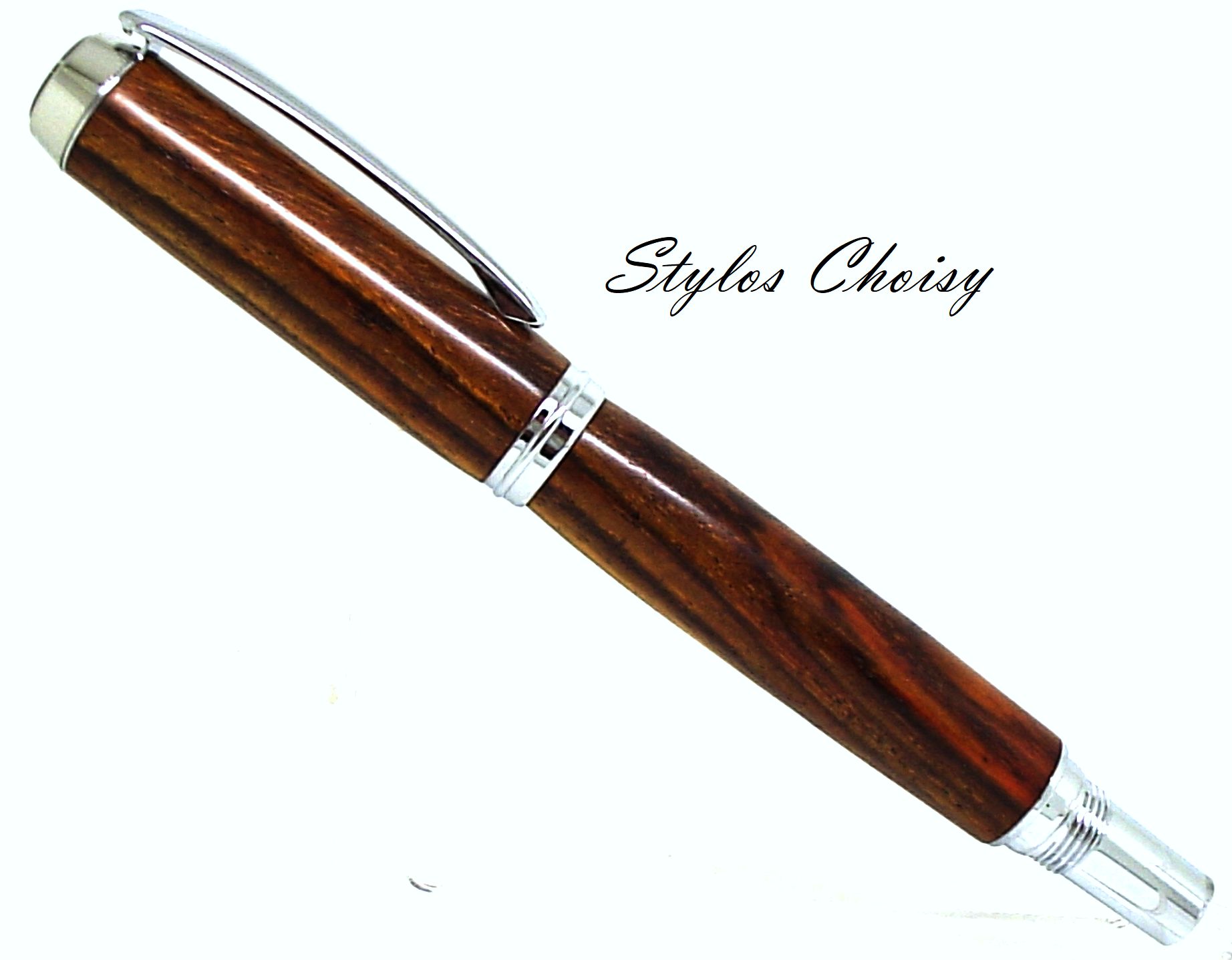 Roller decouverte cocobolo et chrome 5