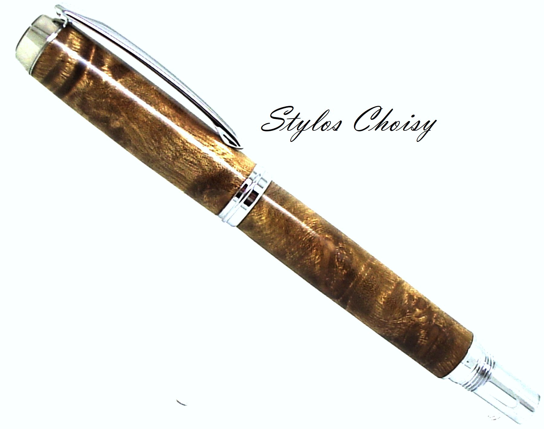 Roller decouverte loupe de laurel et chrome 1