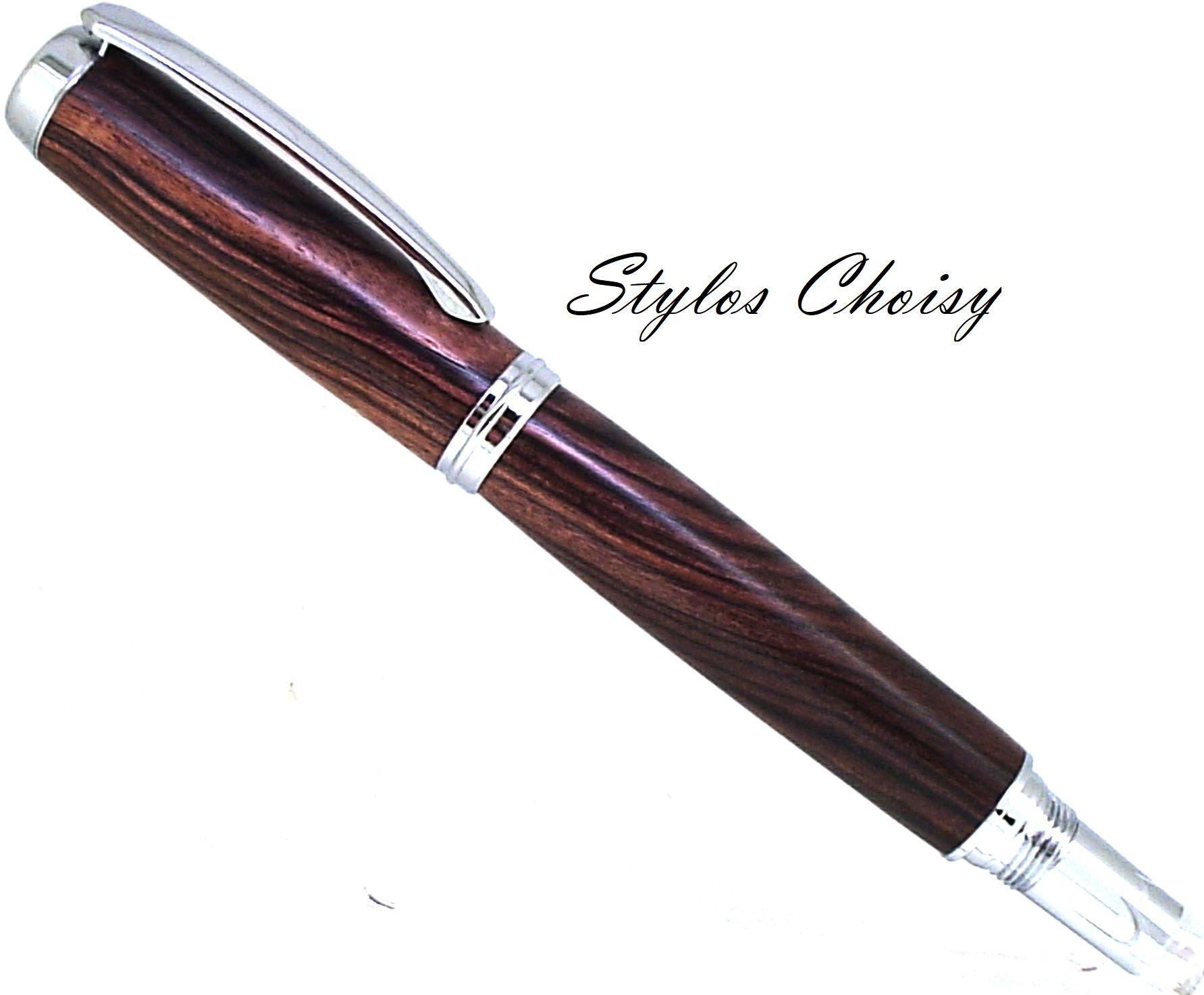 Roller decouverte palissandre bois de violette et chrome 1