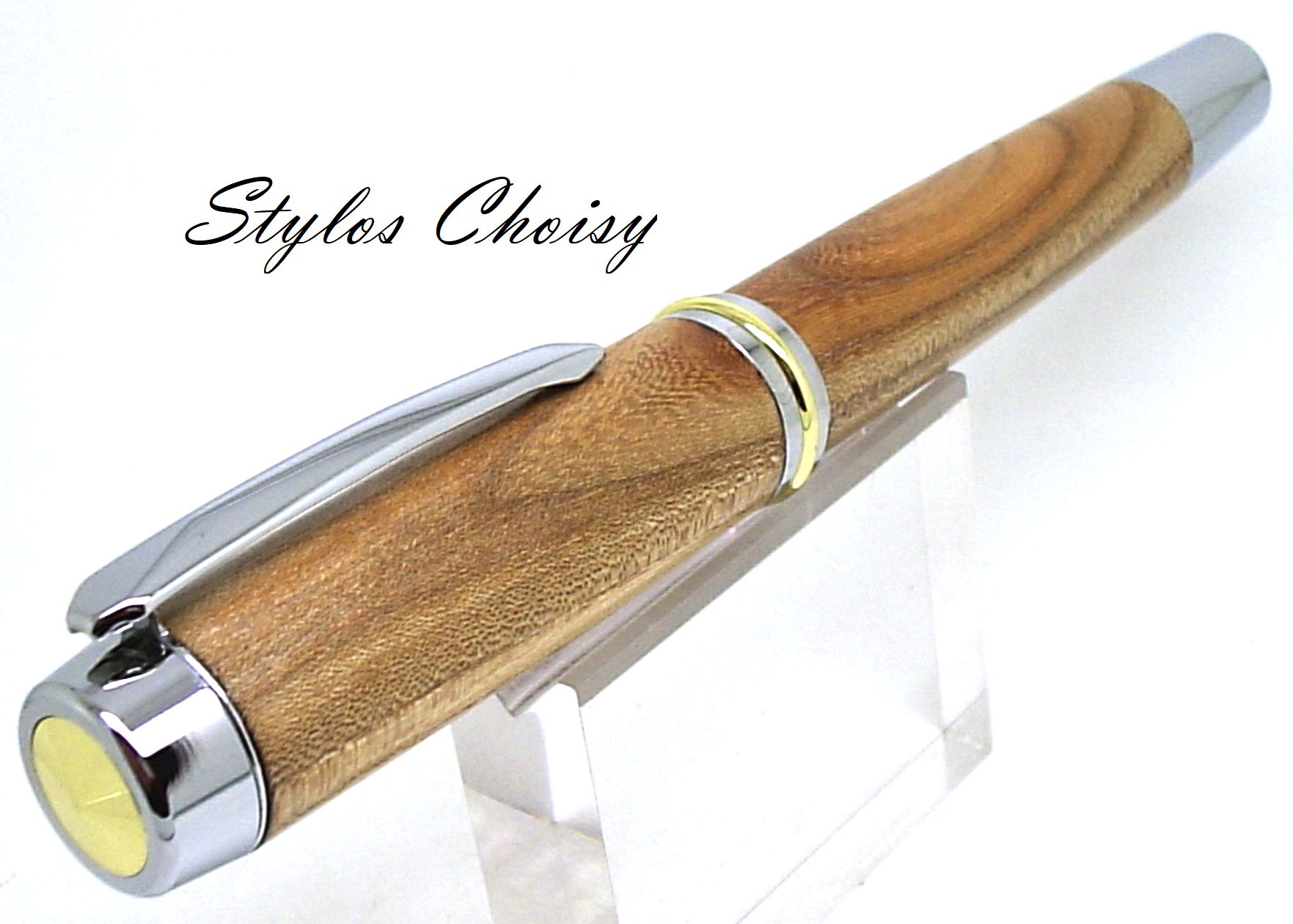 Roller decouverte ronce d orme chrome et or 24k 3