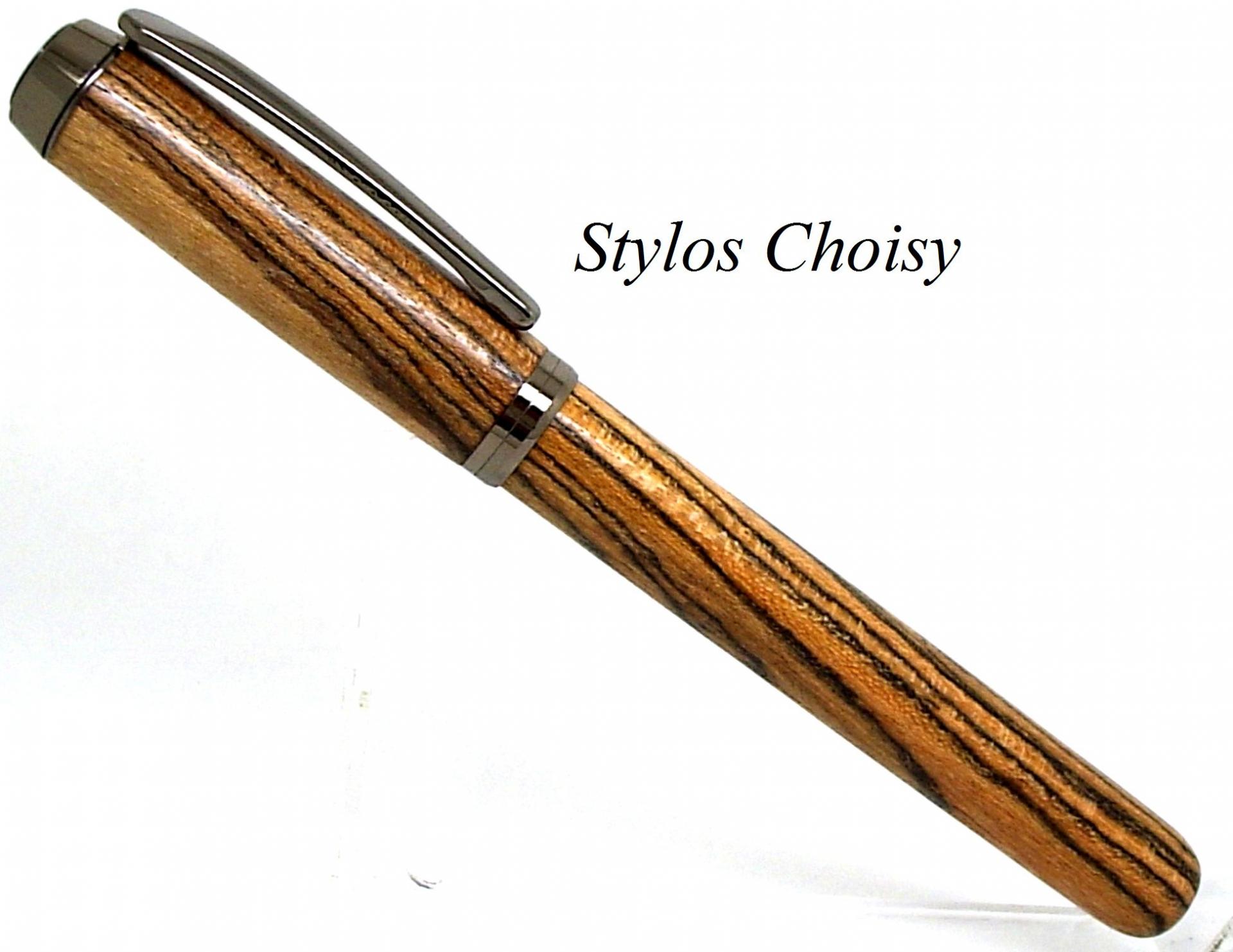 Roller empreinte bocote et chrome noir 1
