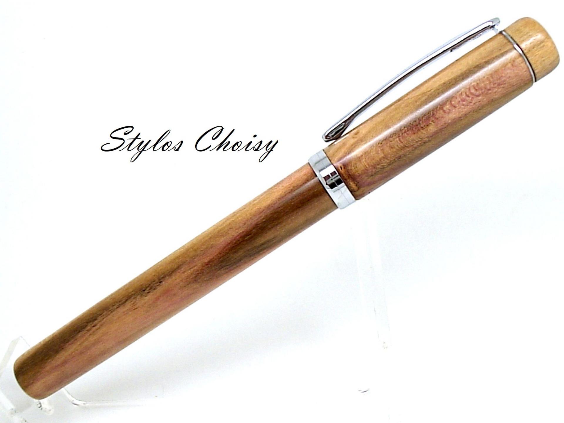 Roller empreinte en prunier sauvage et chrome 2