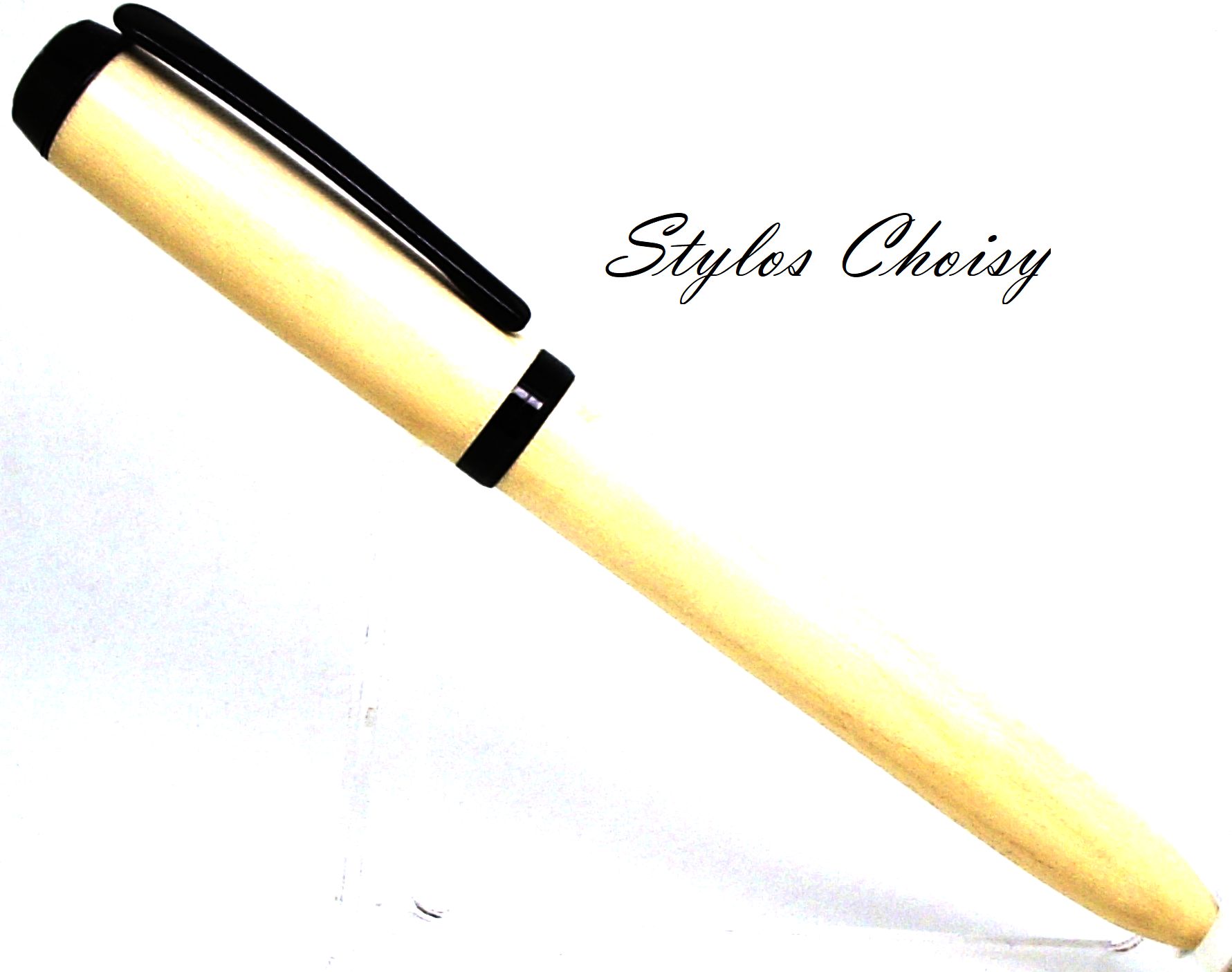 Roller empreinte houx et chrome noir 1