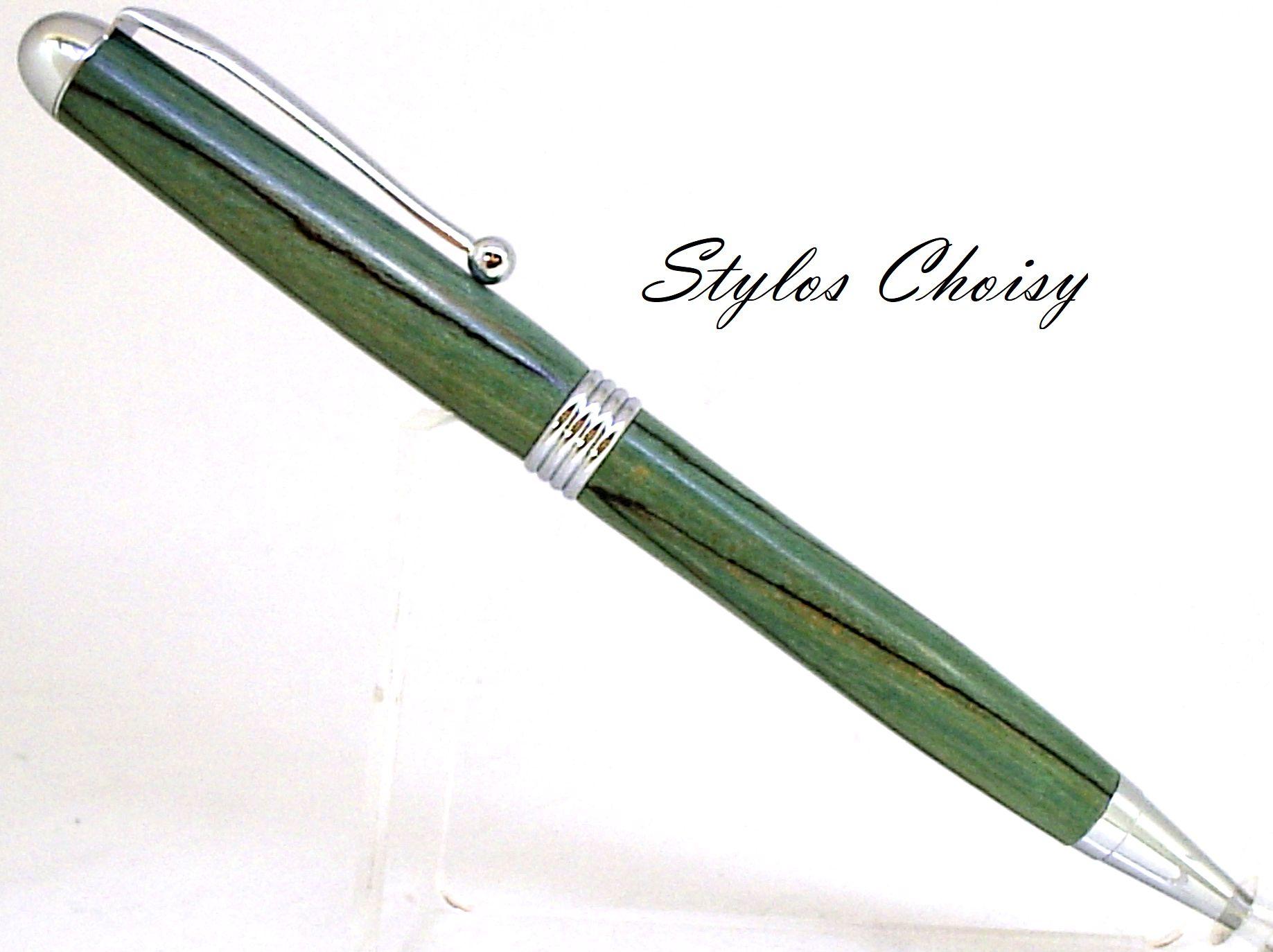Sagesse hetre echauffe stab vert et chrome 1
