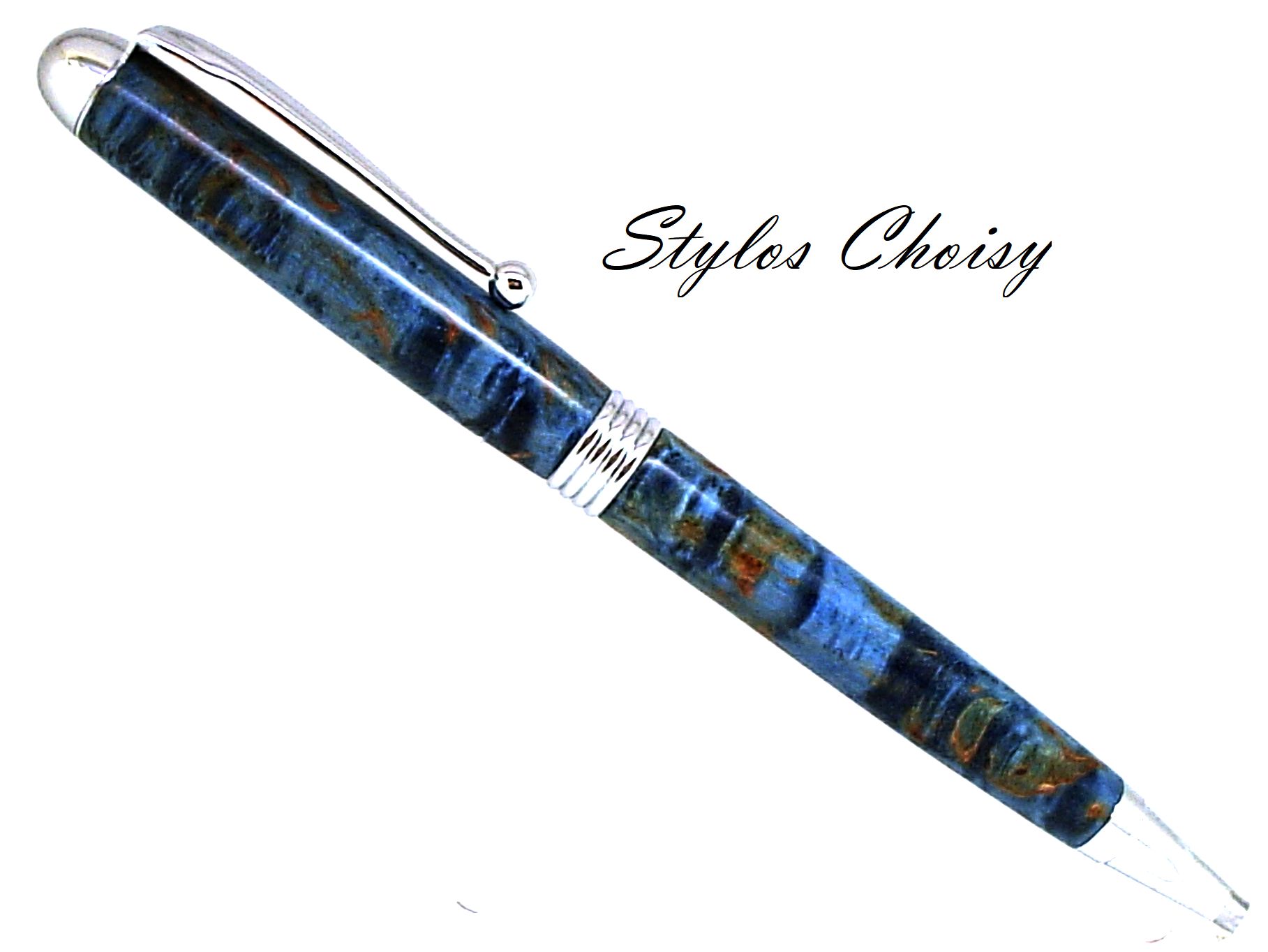 Sagesse loupe de tilleul ecostab bleu et chrome 1