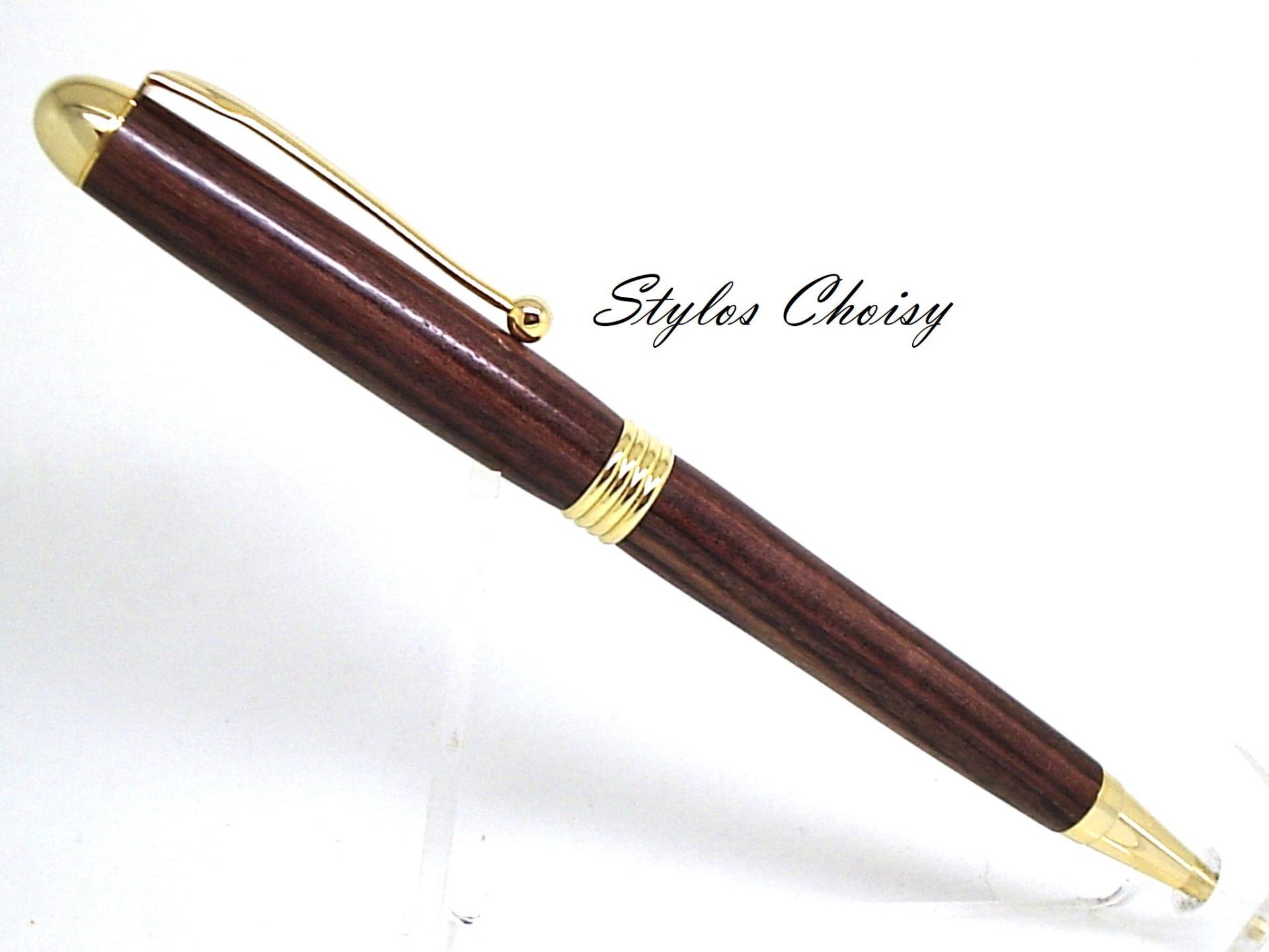 Sagesse ronce bois de violette et or 10 carats 1
